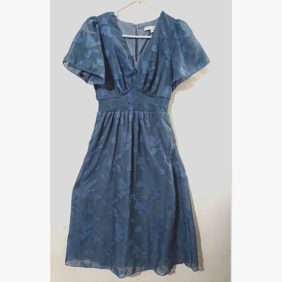 Baltic Born Blue Midi Dress - Picture 2 of 6